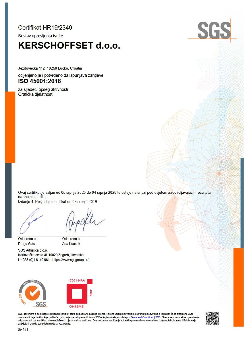 ISO 45001: 2018